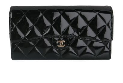 Chanel Classic Long Flap Wallet, front view